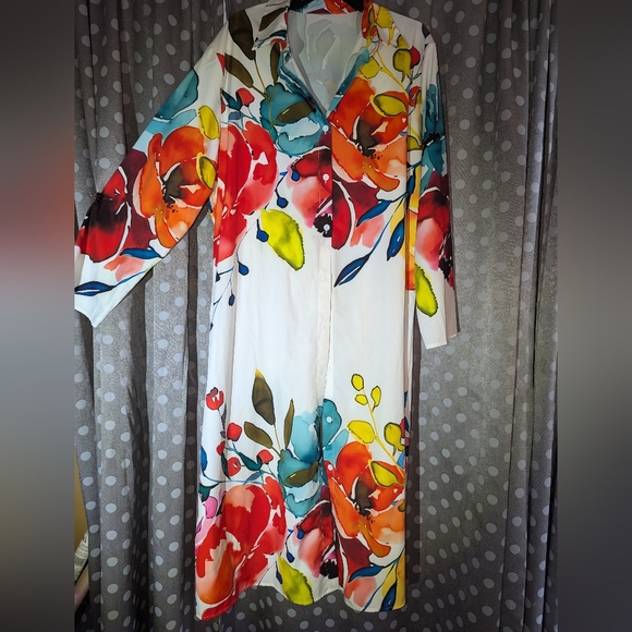 Long Button Blouse 2XL - Picture 3 of 13